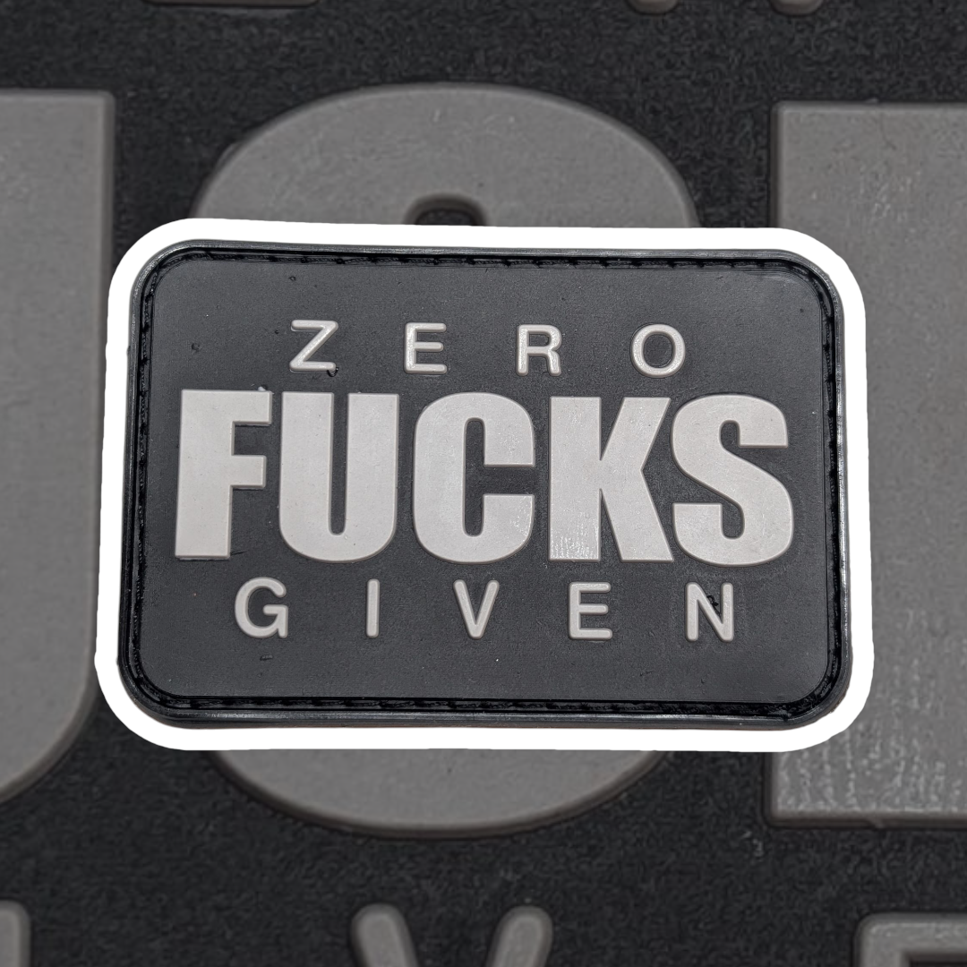 Zero F*s Given – PVC Patch