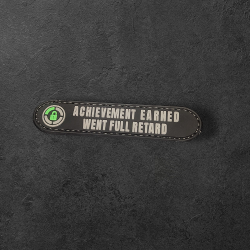 achievement unlocked mini pvc morale patch 
