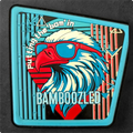 bamboozled pvc morale patch retro eagle tactical design detail