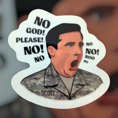 funny office reaction meme sticker vinyl decal 
