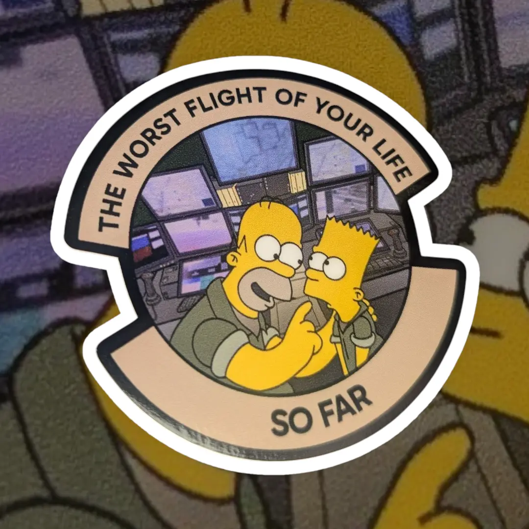 Worst Flight of Your Life (…So Far) — MQ-9 GCS Morale Sticker SCIF Rat Supply Co