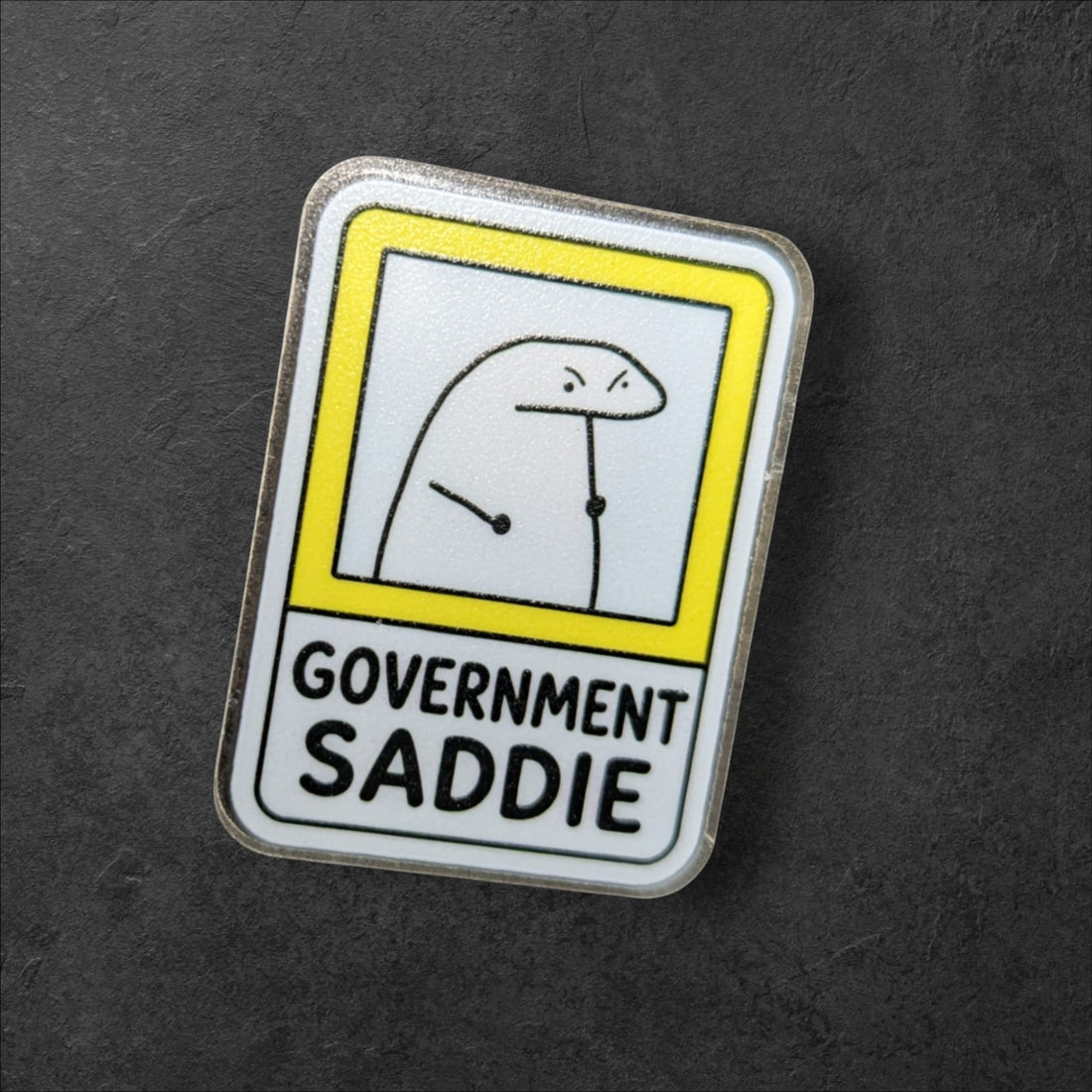 Government Saddie — 2" Badge Reel Cover