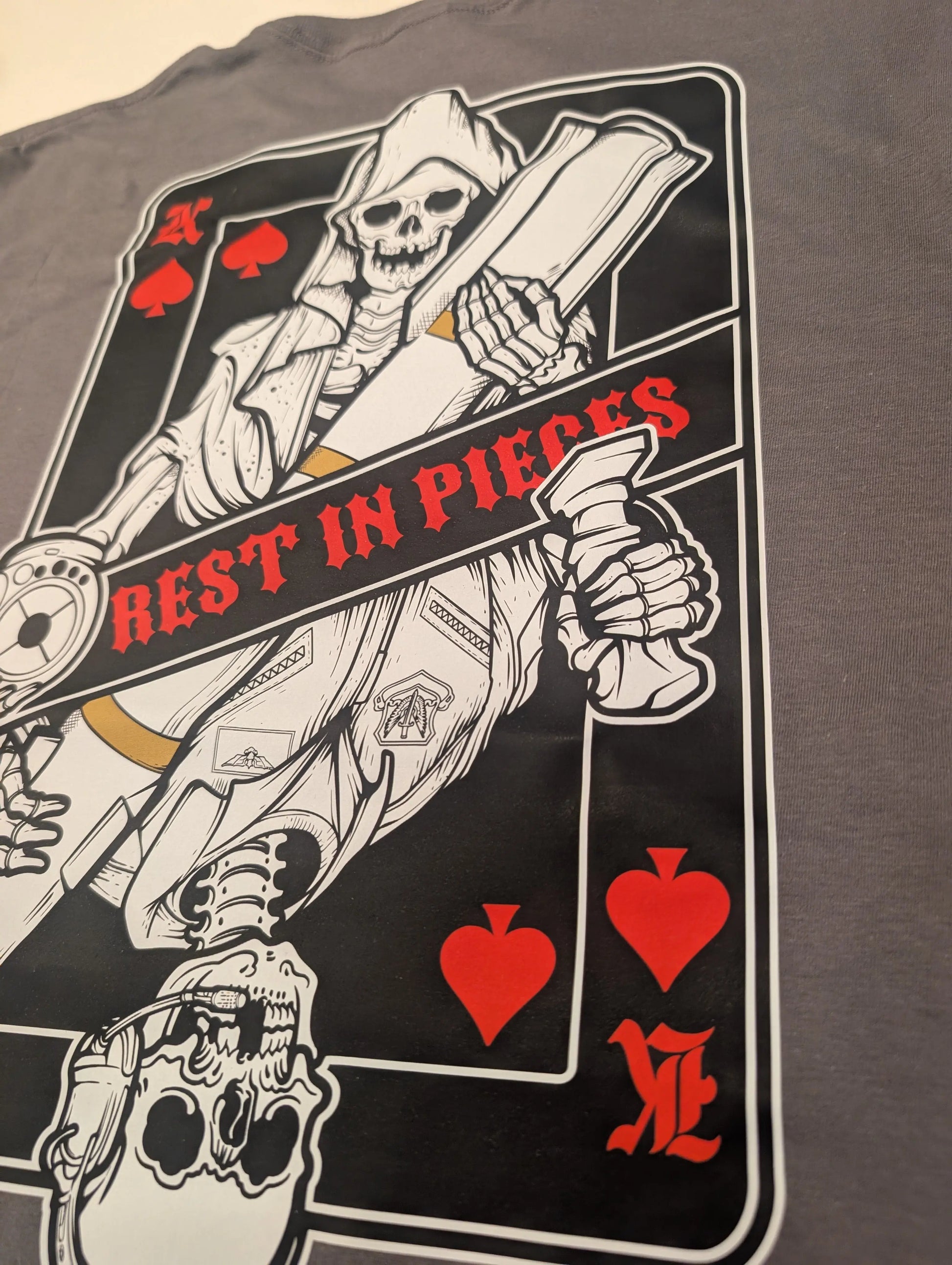 LOST LINK MEMES - MQ-9 King of Spades T-shirt - SCIF Rat Supply Co