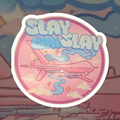 SLAY GIRL SLAY — MQ-9 Pastel Embossed Sticker (4