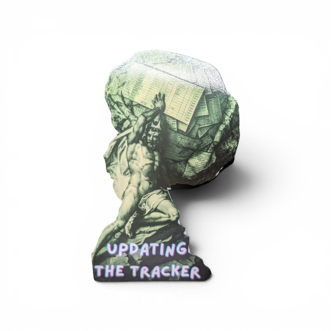 Updating the Tracker — Sisyphus Spreadsheet UV Morale sticker (2.8")