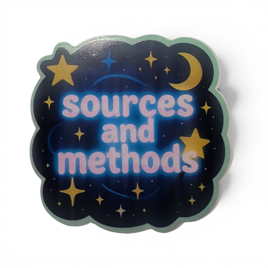 Sources and Methods — Magical Night Sky Premium UV Morale Sticker (3")